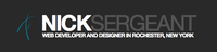 A great web designer: Nick Sergeant, Rochester, NY