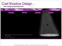 A great web designer: Cast Shadow Design, Inc., Los Angeles, CA