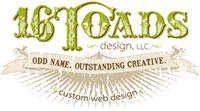 A great web designer: 16toads Design, Atlanta, GA