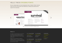 A great web designer: Crossing Points, Helsinki, Finland