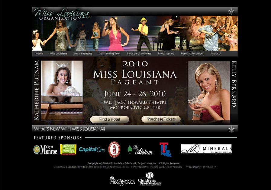 A great web design by HillTech, Monroe, LA: 