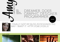A great web design by Amy Haywood, Nashville, TN: 