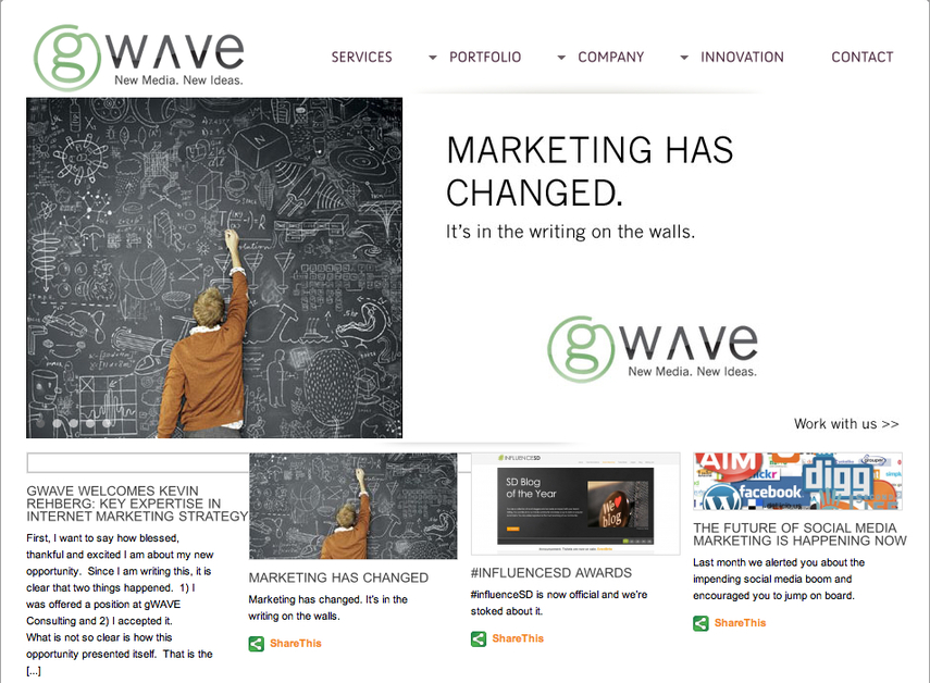 A great web design by gWAVE Consulting, San Diego, CA: 