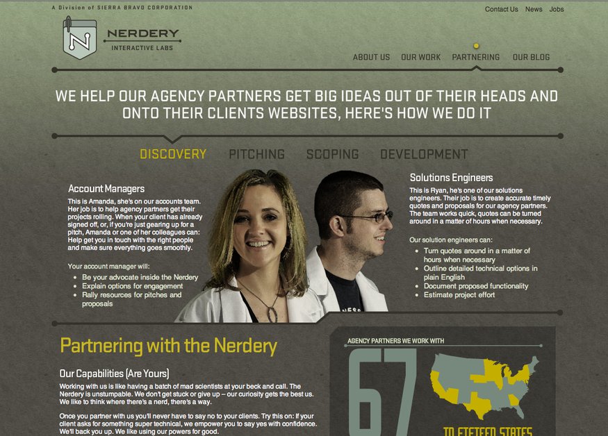 A great web design by Nerdery Interactive Labs, Minneapolis, MN: 