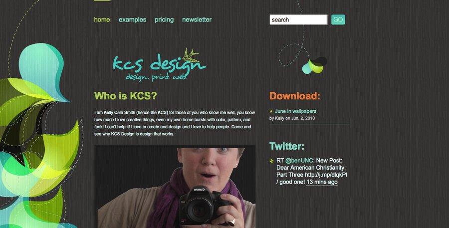 A great web design by kcs design, Wilmington, NC: 