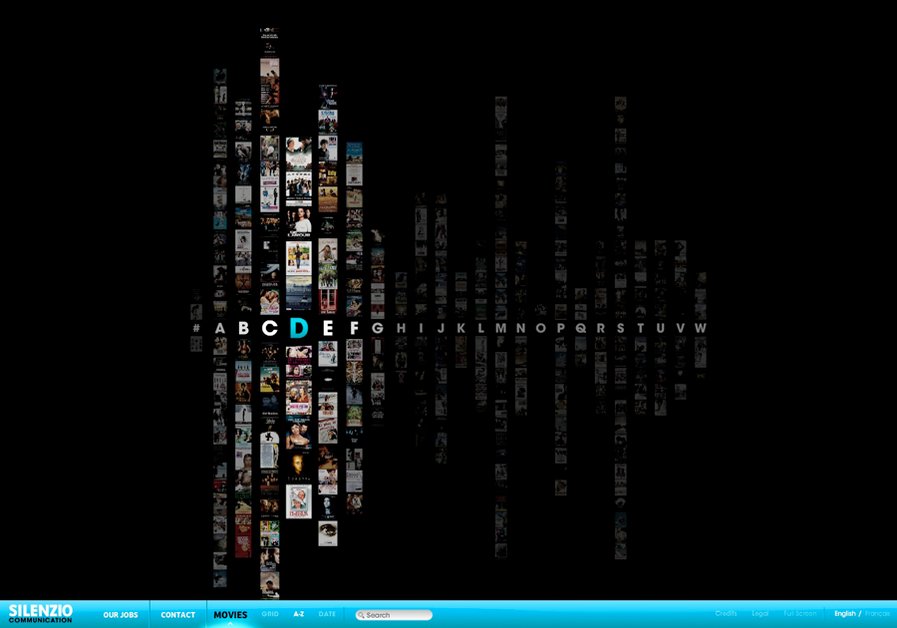 A great web design by unity, Paris, France: 