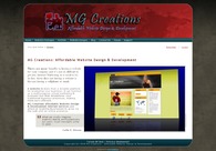 A great web design by MG Creations, Pietermaritzburg, South Africa: 