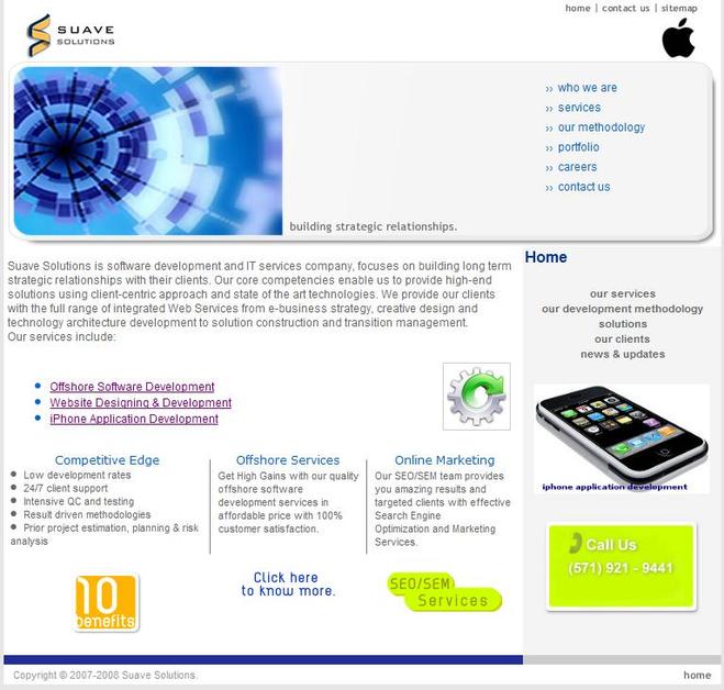 A great web design by Suave Solutions, Washington DC, DC: 