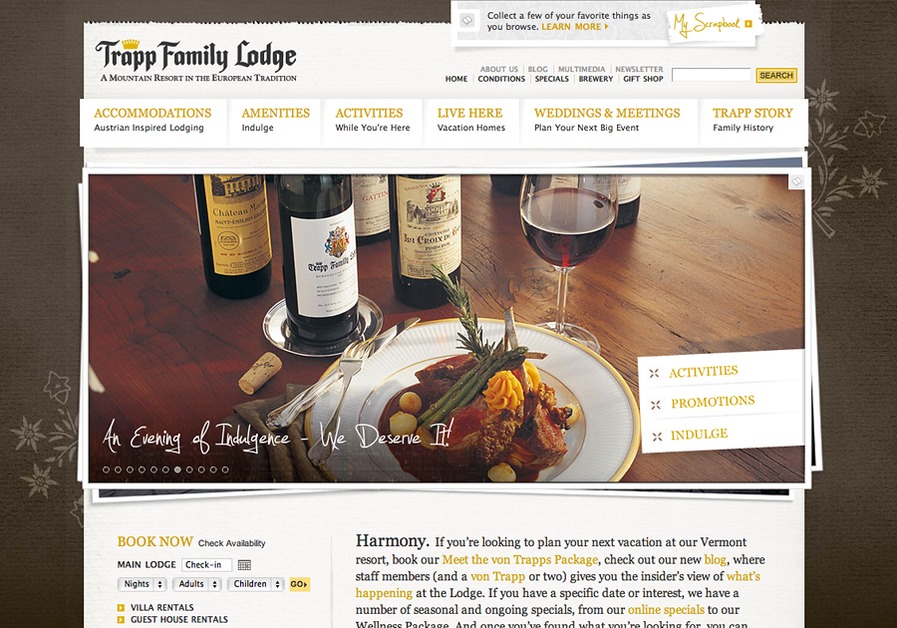 A great web design by Tag New Media, Burlington, VT: 