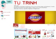 A great web design by Tu Trinh, Dallas, TX: 