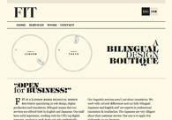 A great web design by FIT, London, United Kingdom: 
