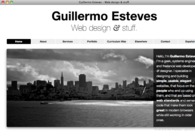 A great web design by Guillermo Esteves, Washington DC, DC: 