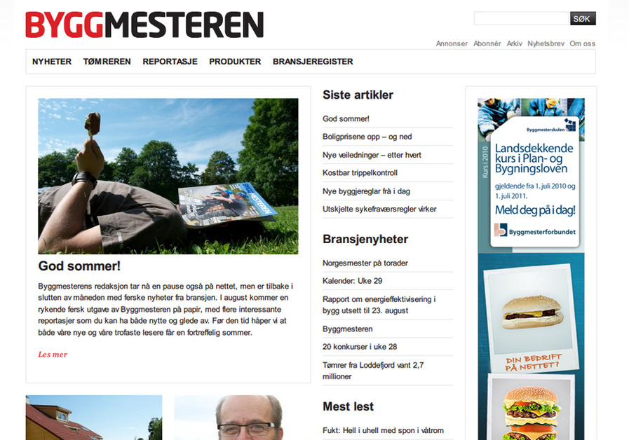 A great web design by Holte Design, Skien, Norway: 