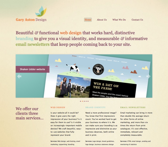 A great web design by Gary Aston Design, Colchester, United Kingdom: 