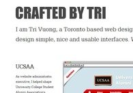 A great web design by Tri Vuong, Toronto, Canada: 
