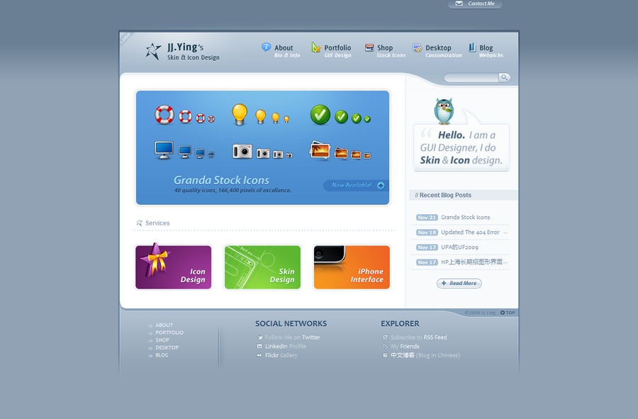 A great web design by IconMoon, Shanghai, China: 