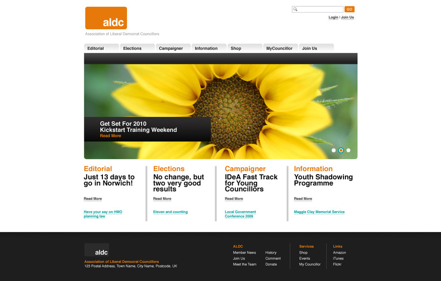 A great web design by coxy, Oslo, Norway: 