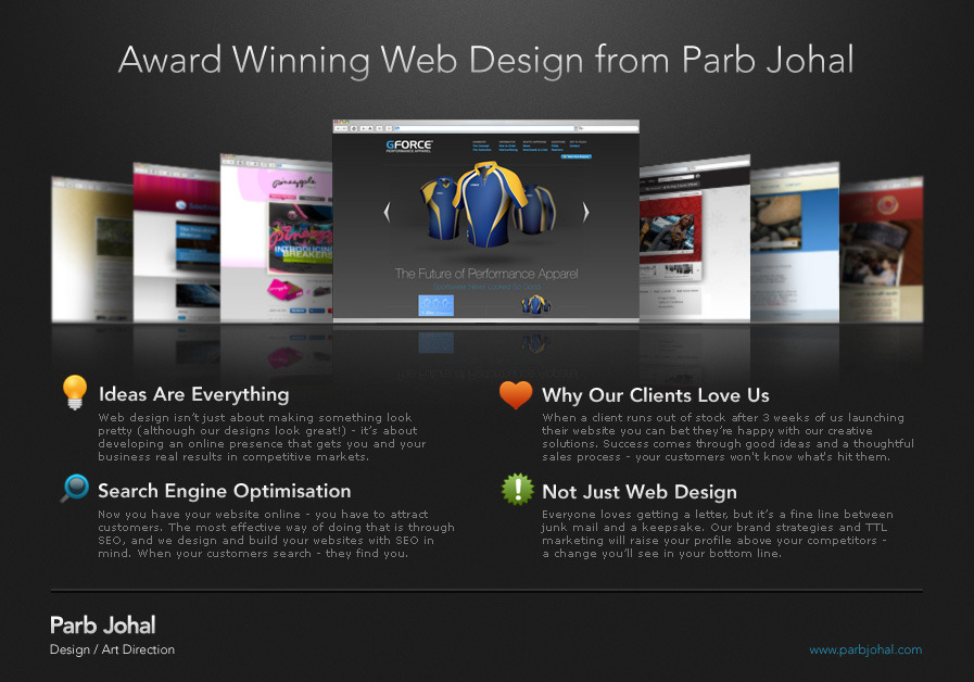 A great web design by Parb Johal, Derby, United Kingdom: 