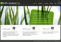 A great web design by Implementek.de, Munich, Germany: 