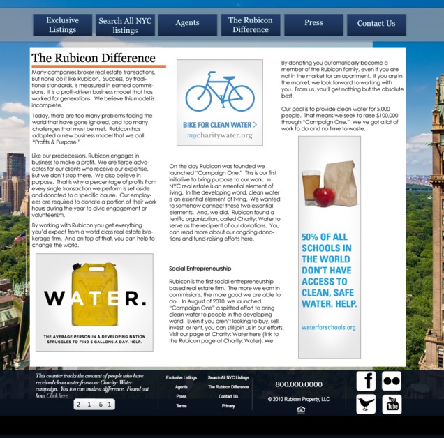 A great web design by Vermillion Sky, New York, NY: 