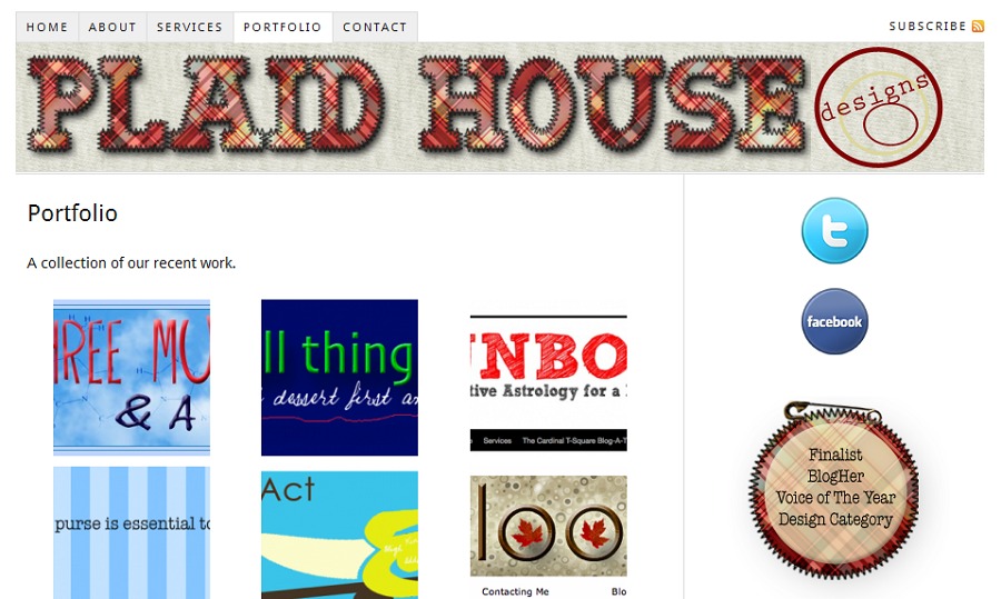 A great web design by Plaid House Designs, Washington DC, DC: 