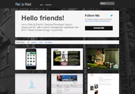 A great web design by Reza Rad, Vancouver, Canada: 