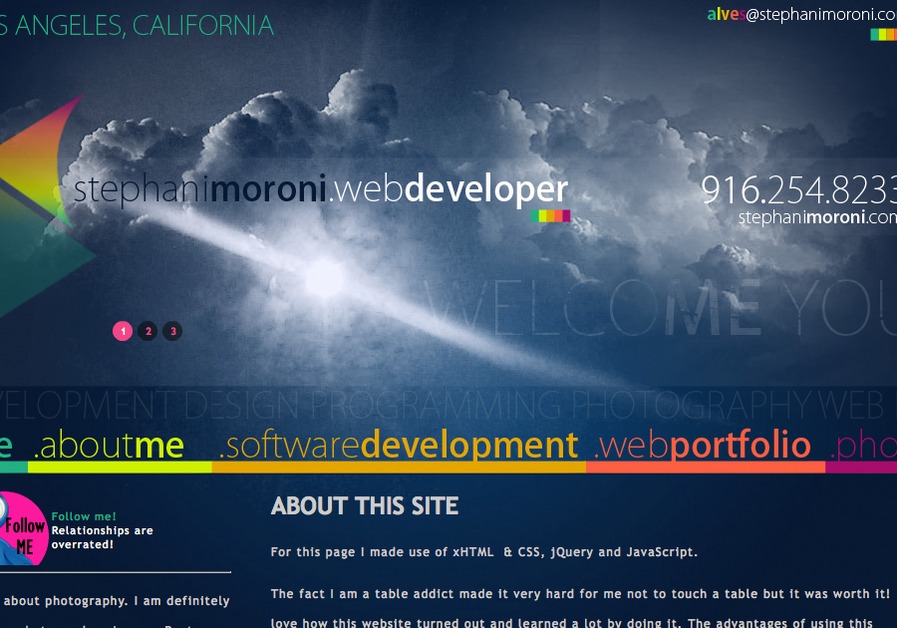 A great web design by StephaniMoroni.com, Los Angeles, CA: 