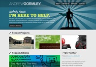 A great web design by Andrew Gormley, Philadelphia, PA: 