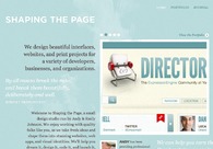 A great web design by Shaping the Page, Columbus, OH: 