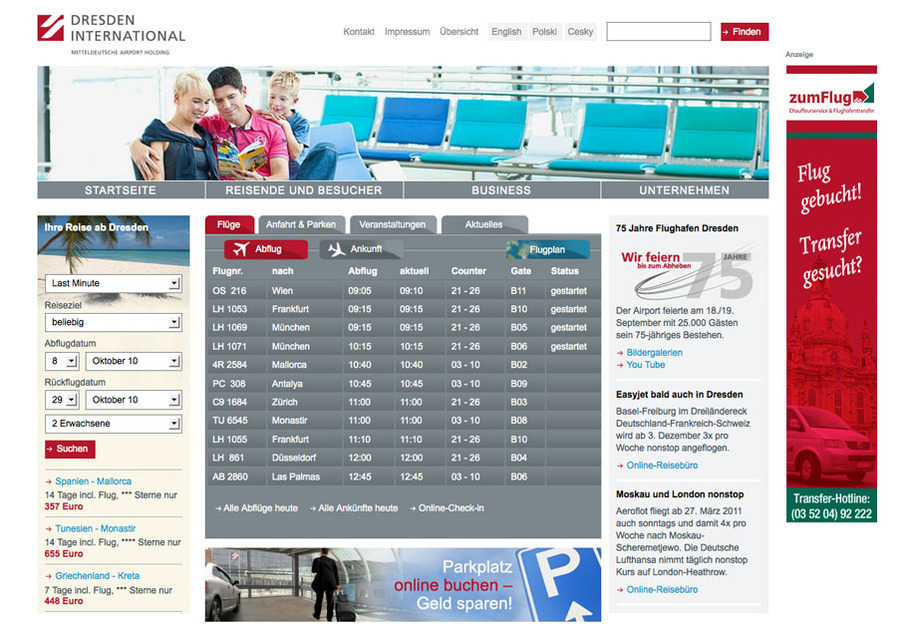 A great web design by Sandstein Neue Medien, Dresden, Germany: 