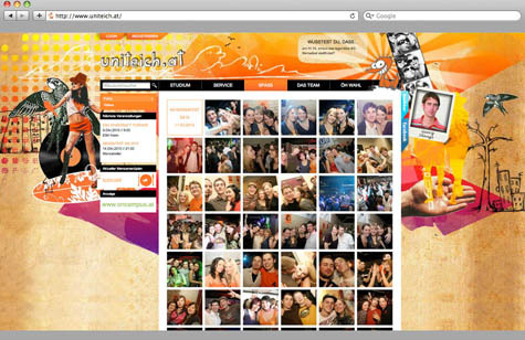 A great web design by ADVANCE, Linz, Austria: 