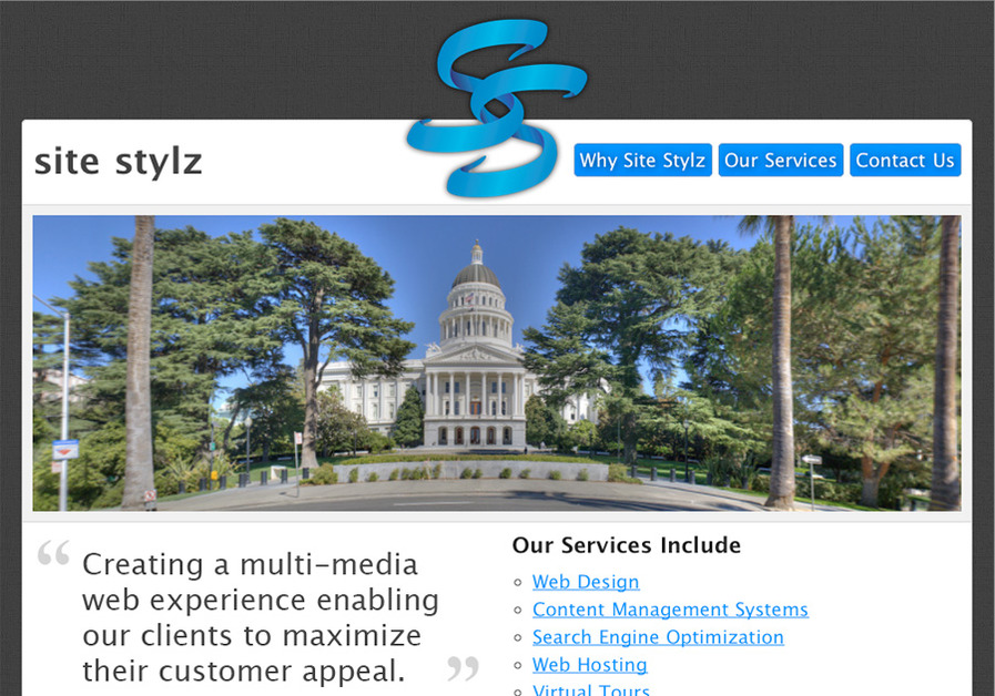 A great web design by Site Stylz, Sacramento, CA: 