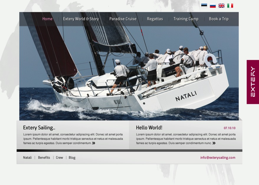A great web design by Dreamcom Solutions, Tallinn, Estonia: 