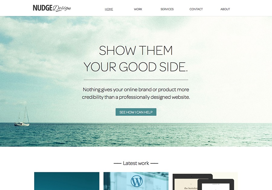 A great web design by Nudge Design, Montreal, Canada: Website, Portfolio
, Technology
, Wordpress
