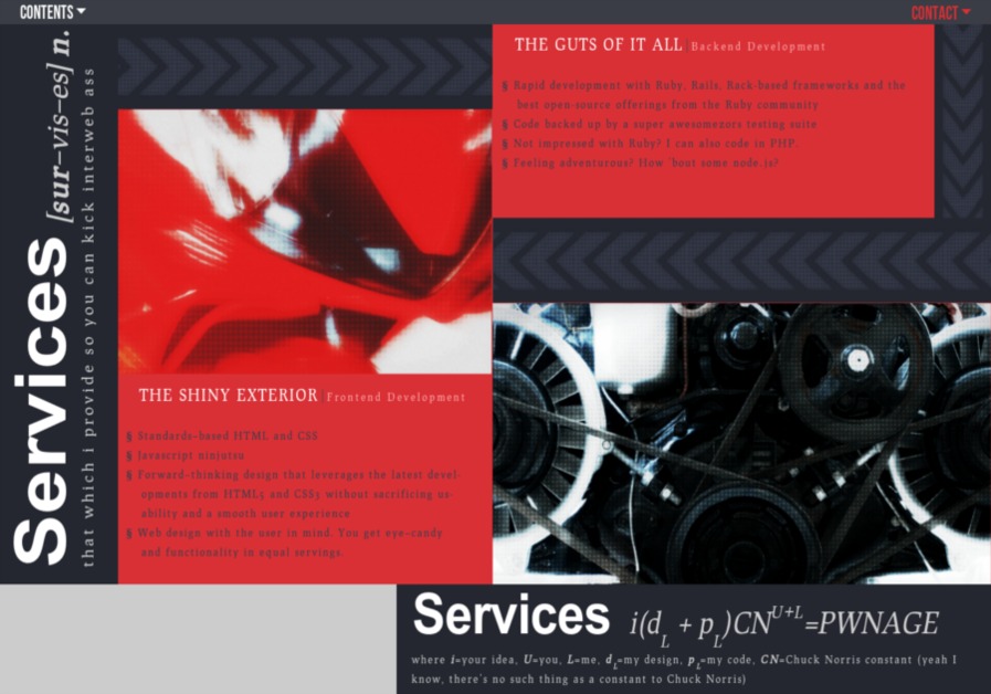 A great web design by Lou Gonzalez, San Antonio, TX: 