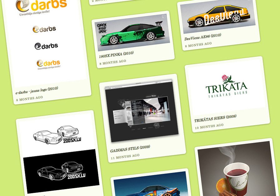 A great web design by DeeViens, Riga, Latvia: 