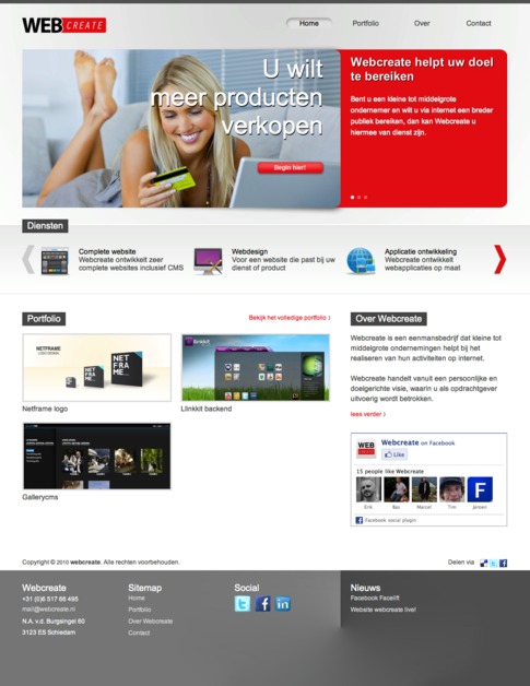 A great web design by Webcreate, Rotterdam, Netherlands: 