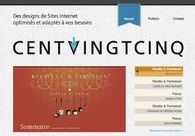 A great web design by Centvingtcinq, Tournai, Belgium: 