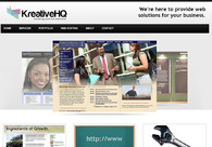 A great web design by KreativeHQ, Chicago, IL: 