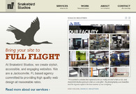 A great web design by Snakebird Studios, Jacksonville, FL: 