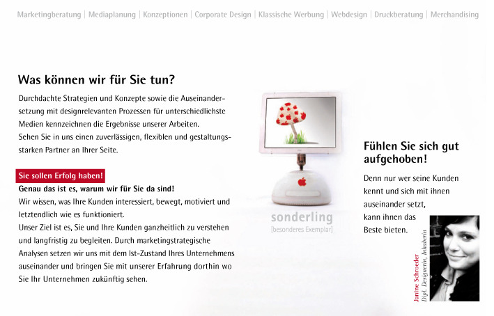 A great web design by Schroeder Business Design, Ratingen, Germany: 