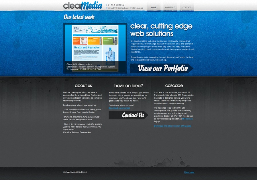 A great web design by Clear Media UK Ltd, London, United Kingdom: 