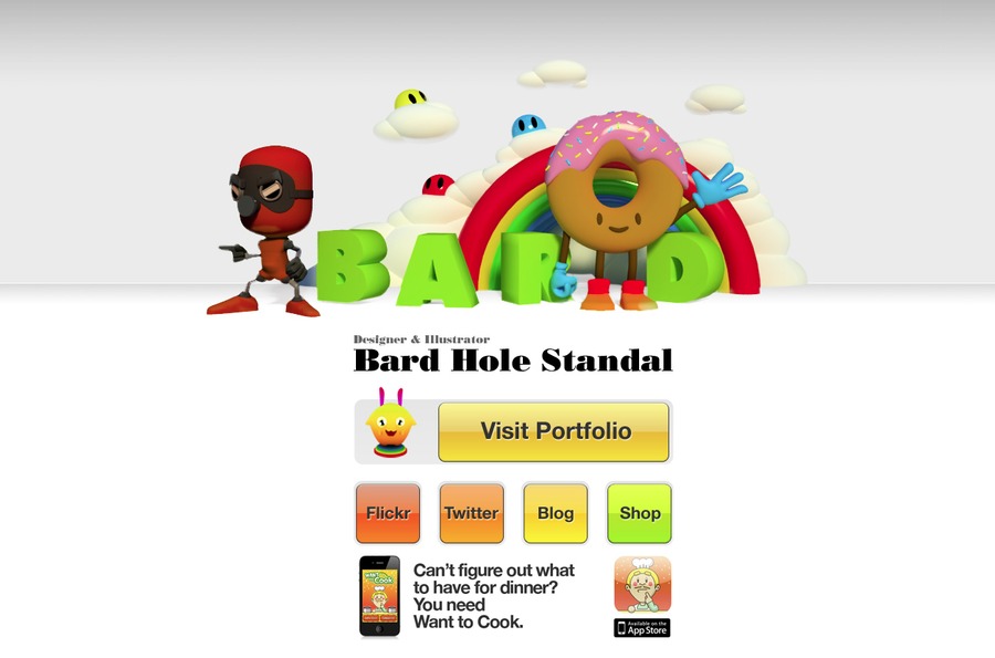 A great web design by Bard, Oslo, Norway: 