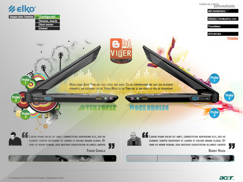 A great web design by Radu Olteanu, Constanta, Romania: 