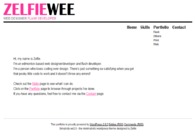 A great web design by Zelfie Wee, Edmonton, Canada: 