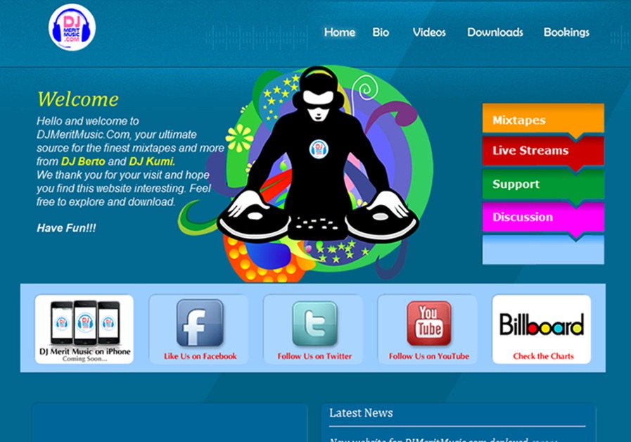 A great web design by Xpress97 Design Studio, Accra, Ghana: 