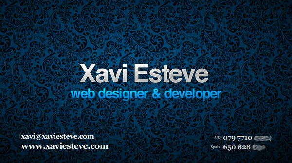 A great web design by Xavi Esteve, London, United Kingdom: 