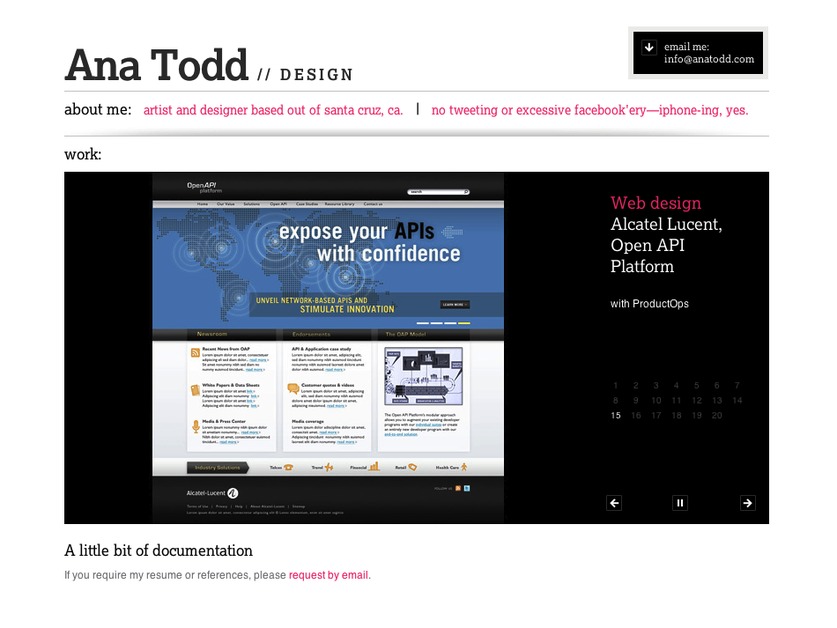 A great web design by ALT create, San Francisco, CA: 