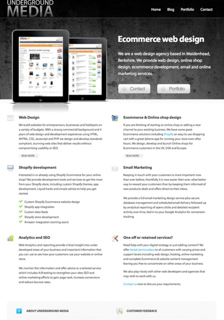A great web design by Underground Media, Maidenhead Berkshire, United Kingdom: 