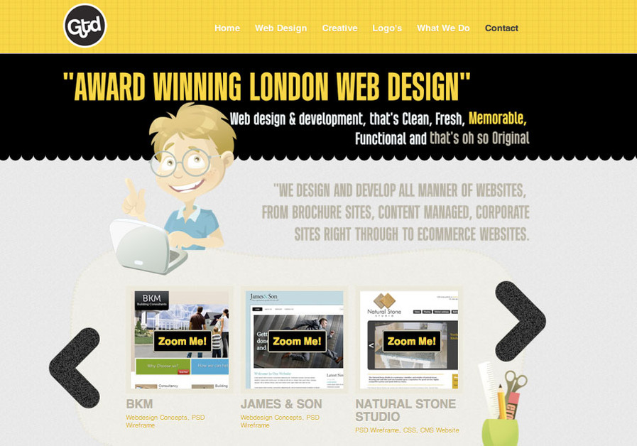 A great web design by Gothink Design, London, United Kingdom: 
